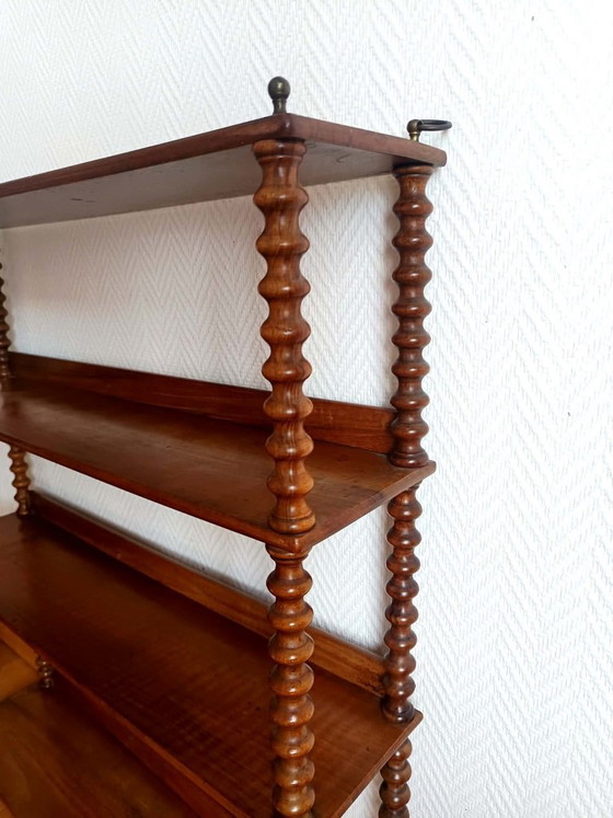 Image 1 of Napoleon III Gedraaide Kolom Wandplank
