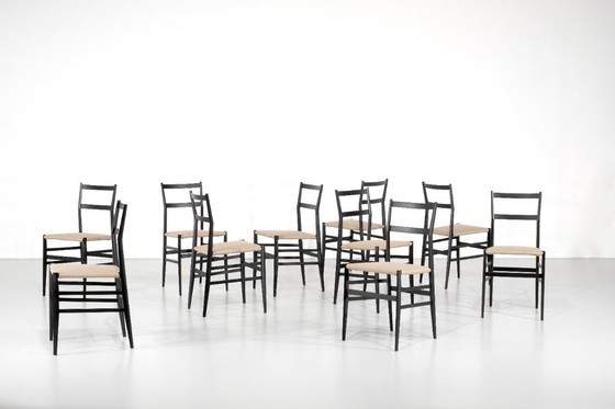 Image 1 of Sedie "Superleggera" in legno di Gio Ponti per Cassina, Italia, 1957