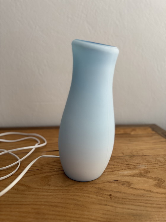 Image 1 of Lampe de table vintage Mylonit IKEA bleue