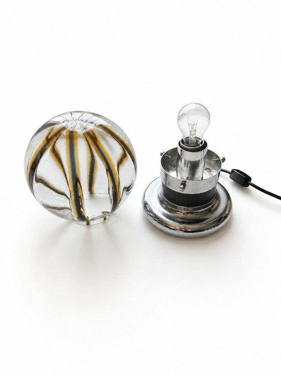 Image 1 of Toni Zuccheri Space Age Murano Glass Table Lamp - Lampada Anni '70