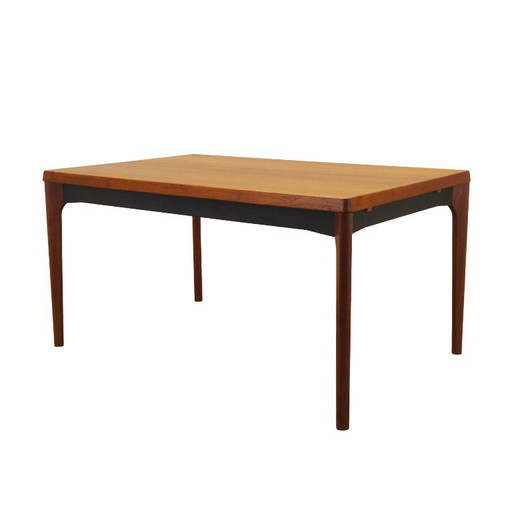 Ausziehbarer Esstisch aus Teakholz von Henning Kjærnulf, Vejle Stole & Møbelfabrik, Dänemark, 1960er Jahre – eettafels, Wood