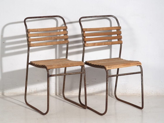 Sillas de jardín antiguas (c.1920). Juego de 4 piezas #2 – Wood, Iron (photo 31 of 40)