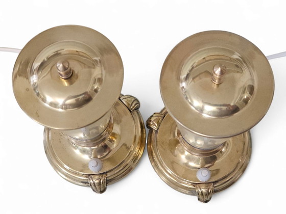 Image 1 of Pair of Art Deco table lamps / bedside lamps, 1930s