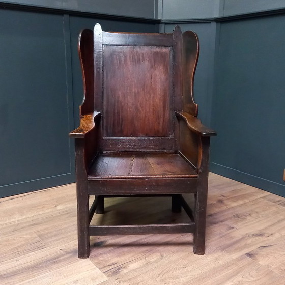 Image 1 of Fauteuil, chaise de berger, chaise d'agneau.