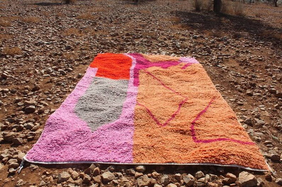 Kleurrijk Marokkaans wollen vloerkleed 250cm x 150cm – Vloerkleden en tapijten, Wool (photo 5 of 12)