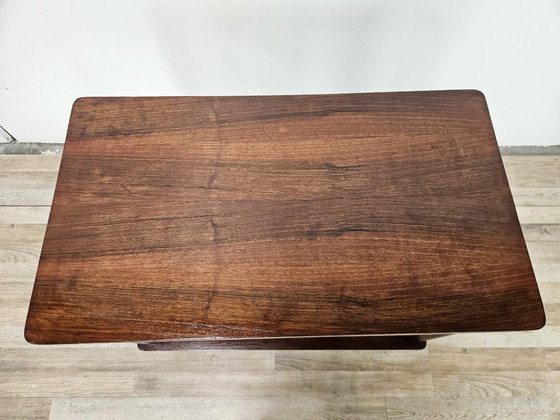 Image 1 of Mesa de centro Art Déco de nogal de los años 50