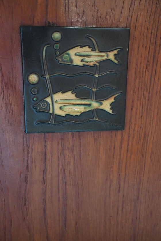 Image 1 of Beautiful large Mid-Century teak wood sideboard