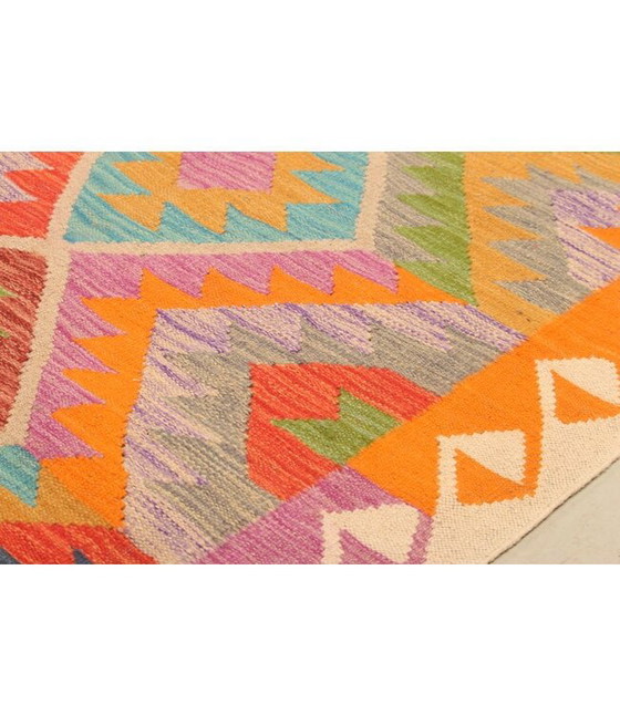 Image 1 of 304x206cm Handwoven Traditional Kelim Rug Wool Carpet