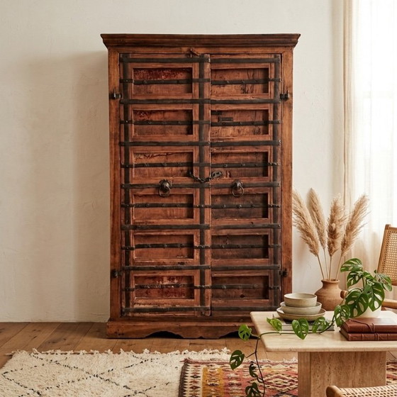 Antieke Indiase kast – Opbergkast, Wood (photo 3 of 5)
