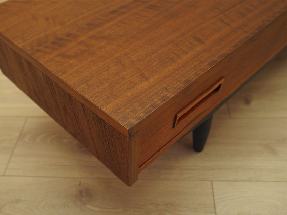 Image 1 of Buffet bas en teck, design danois, années 1960, fabriqué au Danemark