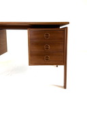 Scrivania vintage freestanding in teak, Arne Vodder anni '60