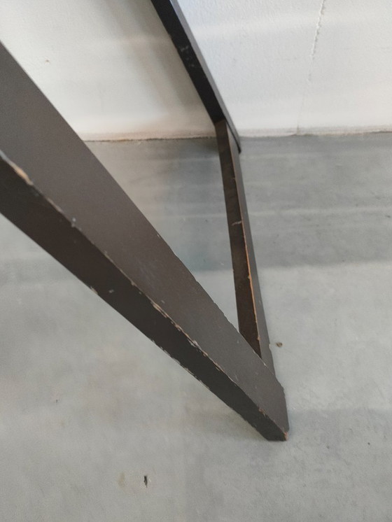 Image 1 of Set van 2 vintage Aldo Jacober model Trieste stijl jaren 60 'caned'houten stoelen