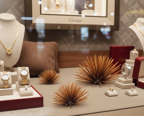 Image 1 of Mid-Century Modern Starburst Wall Art Sculpture — MCM Decor, 3D Textured Custom Color Designer Art 