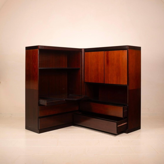 Angelo Mangiarotti Muebles Bar de Palisandro La Sorgente dei Mobili Mid Century – Mueble bar, Plastic (photo 8 of 27)