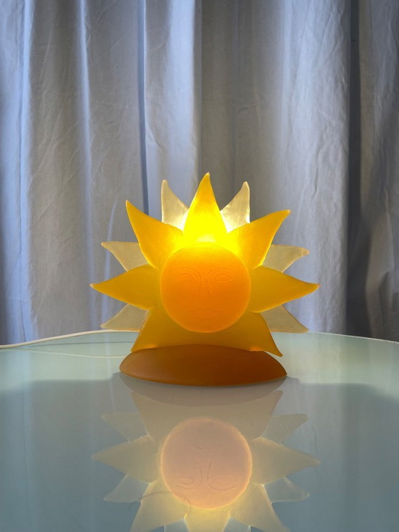 Image 1 of Lampada vintage a forma di sole degli anni '80