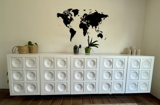 Torino floating sideboard white (Frans Defour)