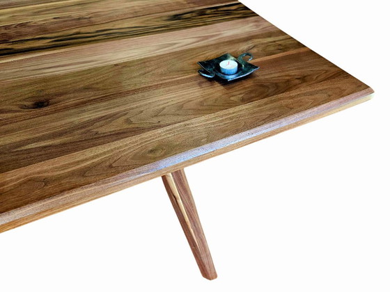 Image 1 of Danish design solid american walnut dinner table