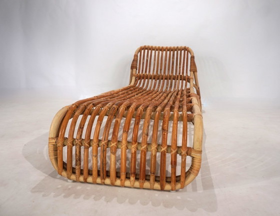 Image 1 of Tumbona de bambú, 1970