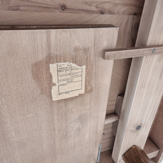 Image 1 of Table de salle à manger vintage en noyer, années 1970