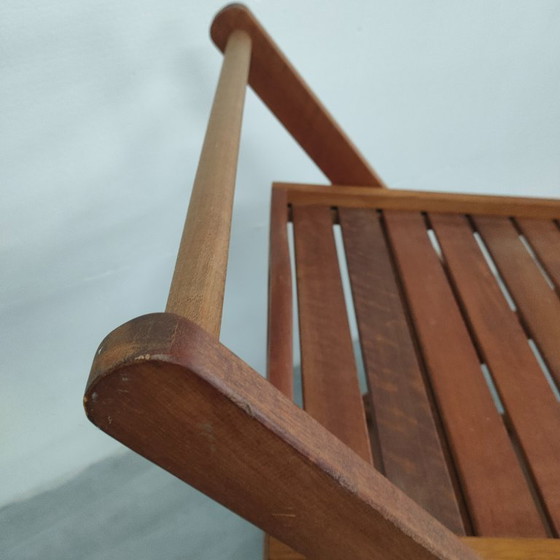 Image 1 of Woonkamer trolly serveerwagen (hardhout, vintage/retro)