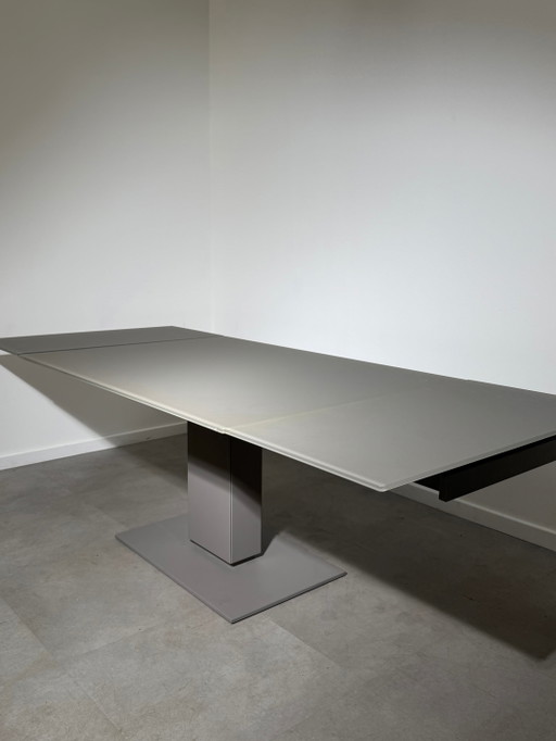 Calligaris Echo uitschuifbare glazen eettafel – 140–240 cm