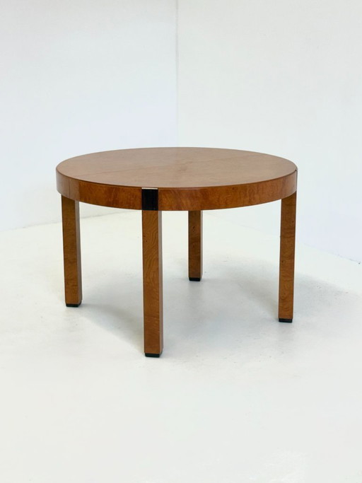 Vintage root wood round dining table by Grange