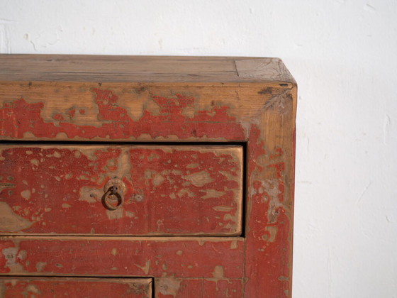Antique chest of drawers in elm wood – China, circa 1930 – Iron (photo 20 of 40)