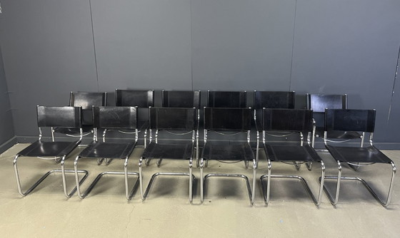 Image 1 of Mart Stam per Fasem, sedie a sbalzo, modello 'S33' - set da 12