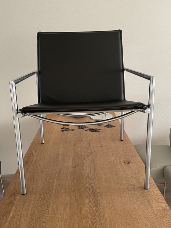 Image 1 of Armchair SZ 03 Ohman 1012-1000 by Martin Visser/Spectrum black leather new condition