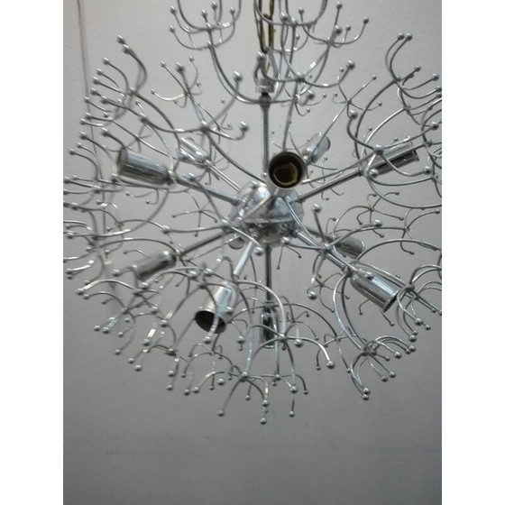 Image 1 of Lustre spoutnik à 11 lumières de Gaetano Sciolari, 1960