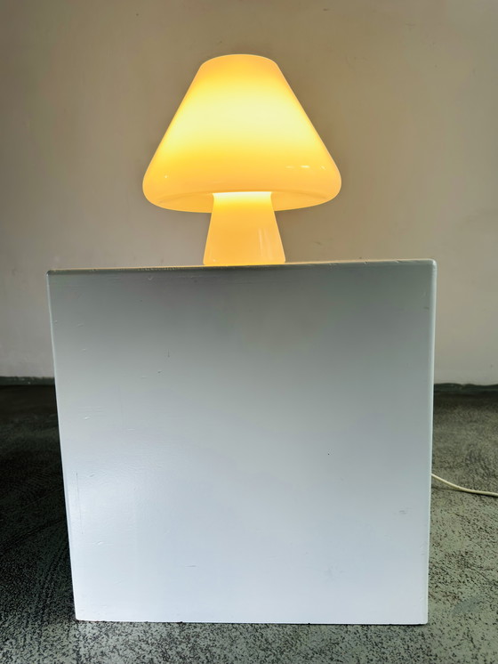 Image 1 of MURANO TABLE LAMP BY VENINI, ITALY, 1970s