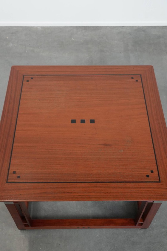 Image 1 of Square Art Deco Schuitema design side/coffee table from the Decoforma series