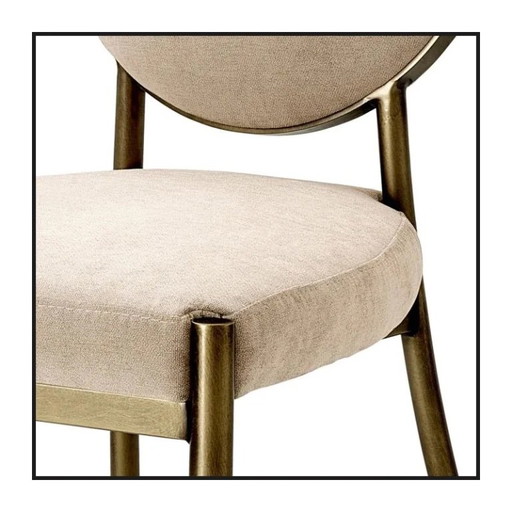 Eichholtz dining chair – eetkamerstoelen, Velvet, Metal (photo 2 of 17)