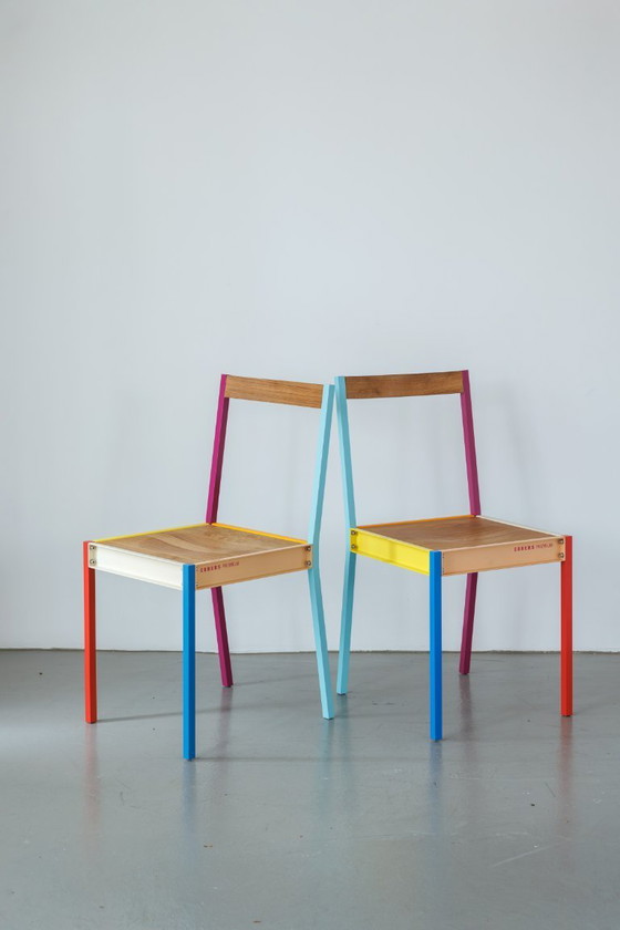 Image 1 of Modern Chair - Colorful, Simple, Playful - Clean, Compact Design by Klaus Ebbers