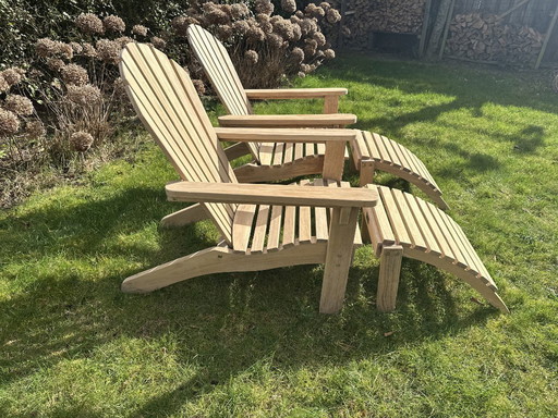 Chaises Rough Bear, 2 pièces