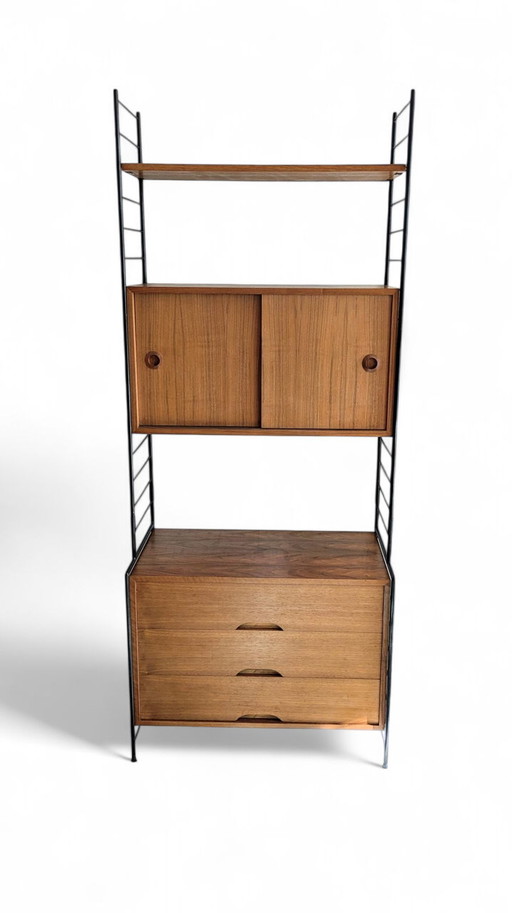 Sistema de pared modular independiente de estilo vintage, WHB