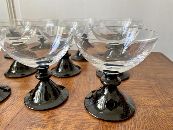 Image 1 of Set di 12 tazze da dessert retrò