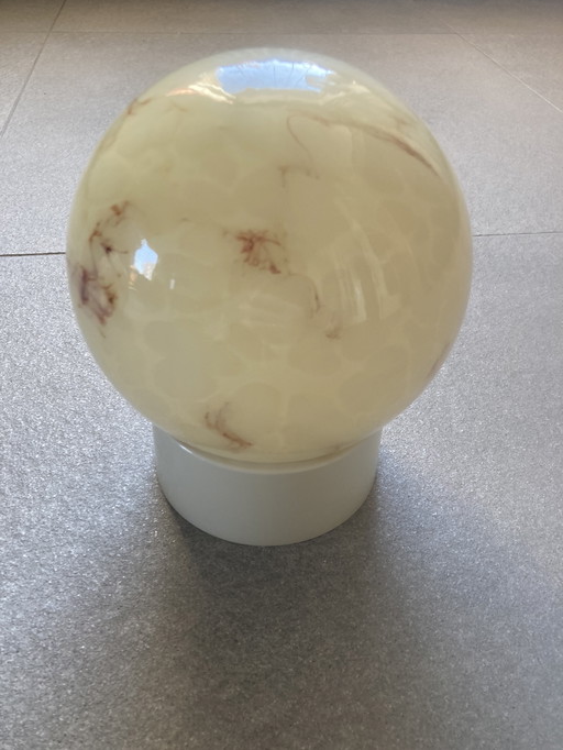 Thabur Art Deco ceiling lamp marbled