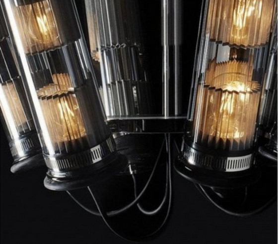 DCW In The Tube Solar 6 – DCW Éditions, Kroonluchters, Glass, Metal (photo 5 of 10)