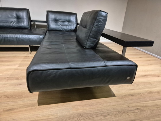 Image 1 of Rolf Benz Dono – Ecksofa – Schwarz – Leder – Design