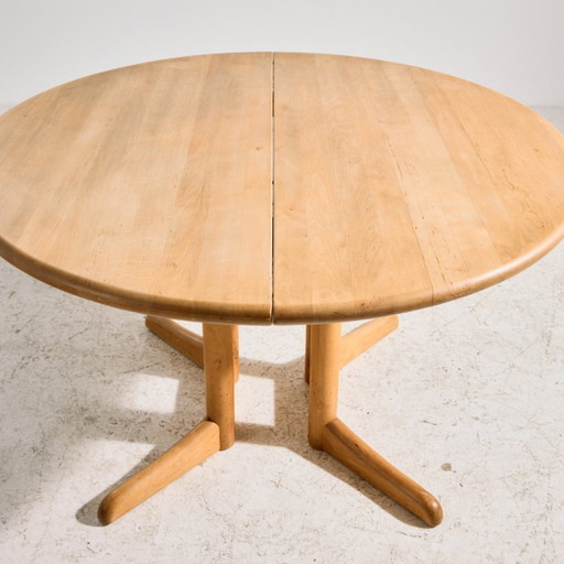 MK10275 Elzenhouten eettafel van Vamdrup Stolefabrik