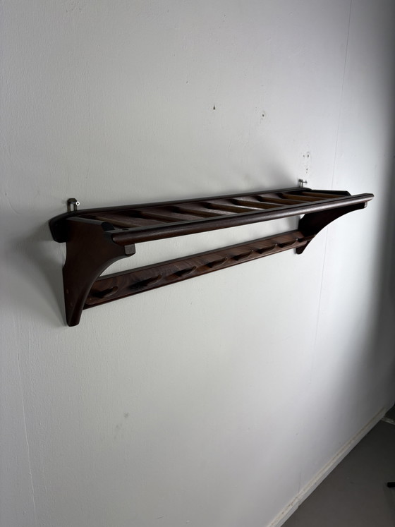 Image 1 of Vintage Wooden Coat Rack 1960s