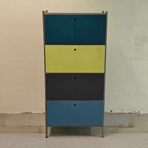 Vintage Gispen Wim Rietveld 663 kast