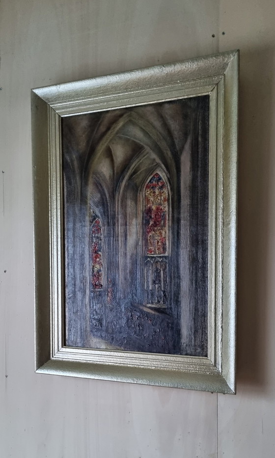 Image 1 of Église Saint-Pierre de Louvain, Belgique, chapelle Sainte-Anne, signée