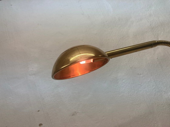 Image 1 of Florian Schulz Yon vloerlamp in messing 70s 80s design