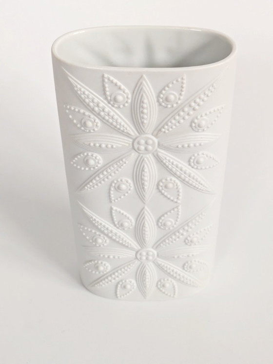 Image 1 of Midcentury Biscuit Porcelain Vase, Nanny Still for Heinrich, Germany, 1970s