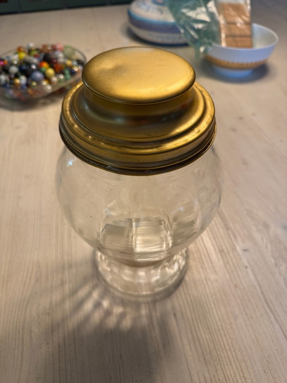 Vintage De Coster Torino advertising glass jar, 1960s – Decoration, Metal (photo 2 of 6)