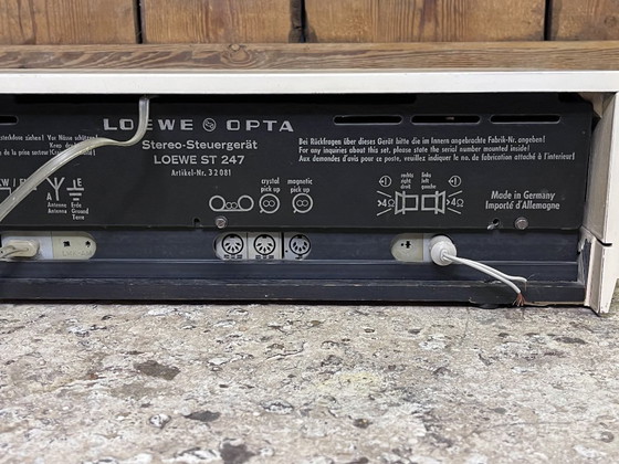 Image 1 of Vintage Loewe Opta ST 247 receiver + 2x concertbox LO 18