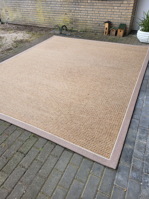 Tappeto Cunera 2,80 x 3,30 cm, in cocco, sisal ed erba marina.