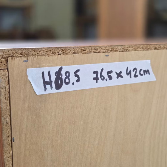 Scandinavian vintage teak Chest of drawers, 4 drawers, Wood, Brown (photo 20 of 20)